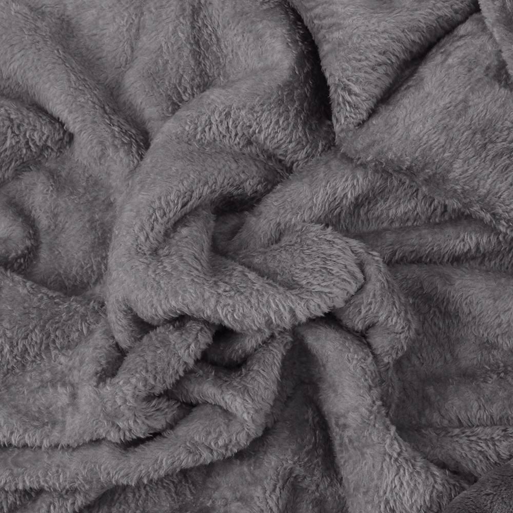 Cobertor King 100% Poliéster Premier Havan Casa - Cinza Urbano