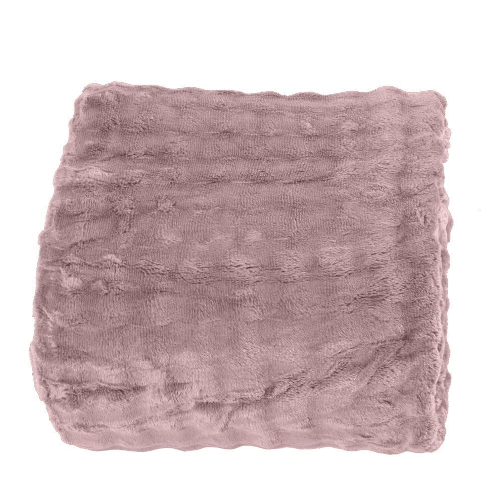 Cobertor King 100% Poliéster Requinte Havan Casa - Rosa