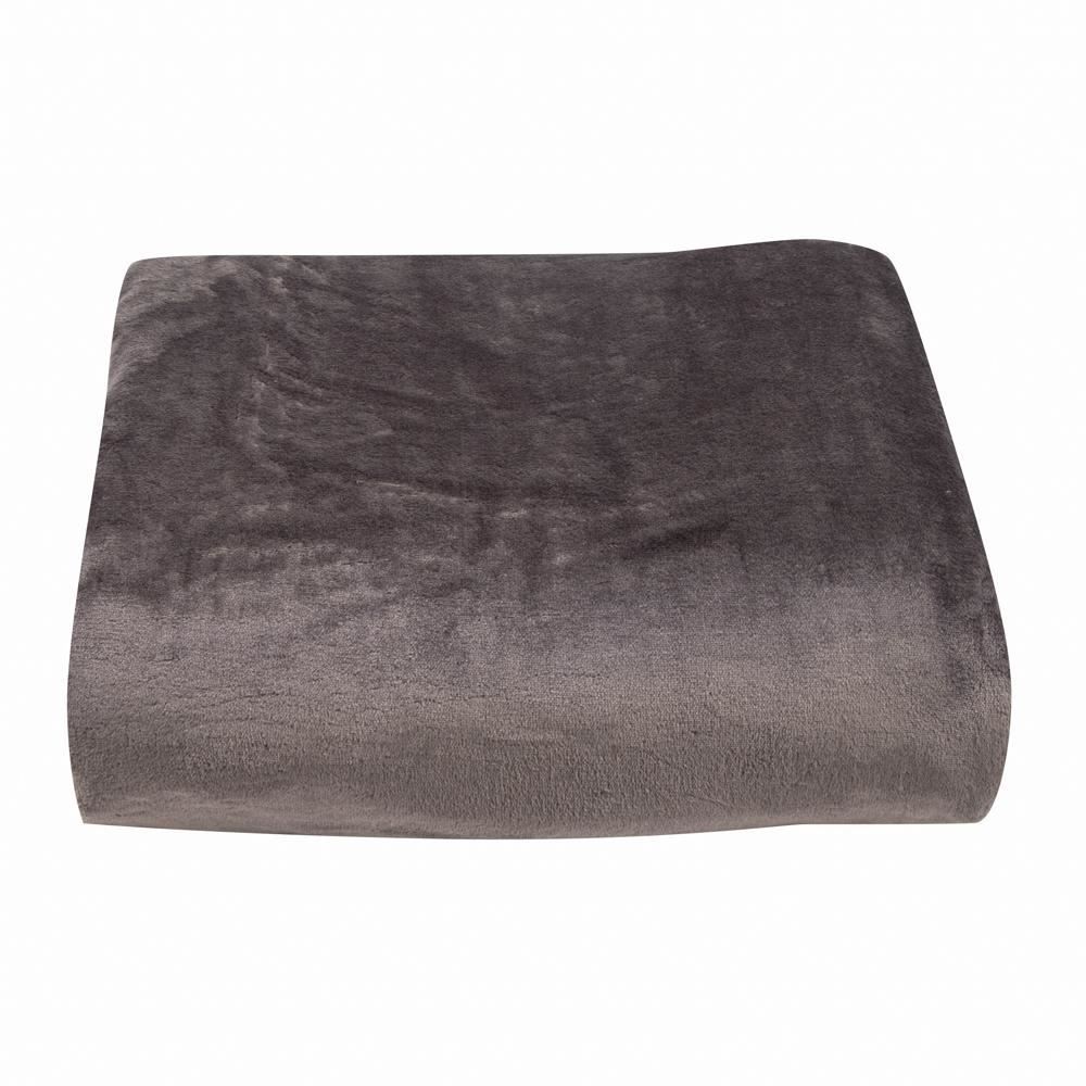 Cobertor King Microfibra Velour Neo Clássico Camesa - Marrom Escuro 