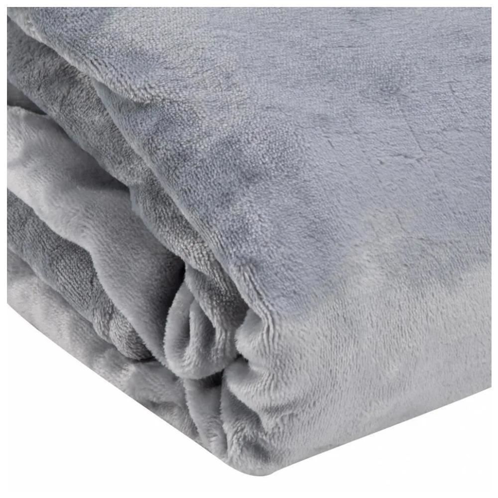 Cobertor King Microfibra Velour Neo Clássico Camesa - Cinza Claro
