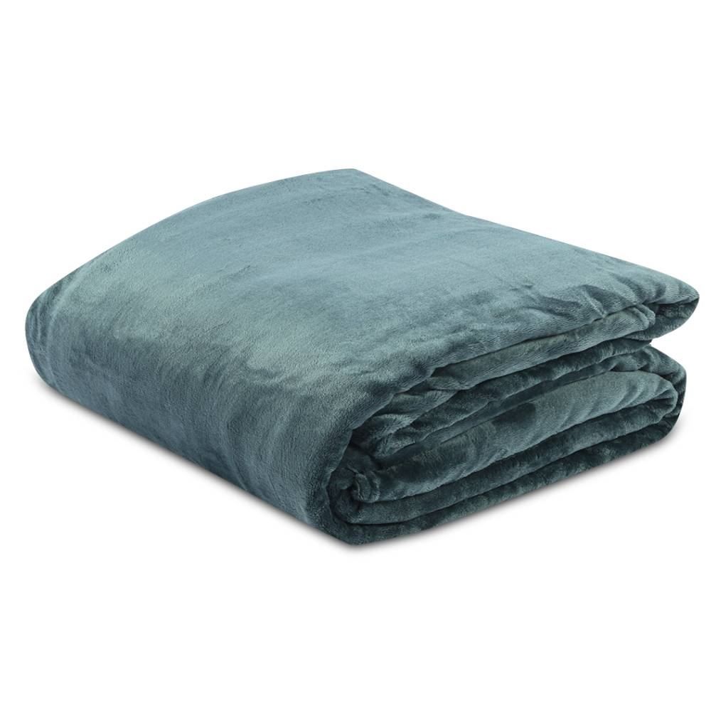 Cobertor King Microfibra Velour Neo Clássico Camesa - Verde