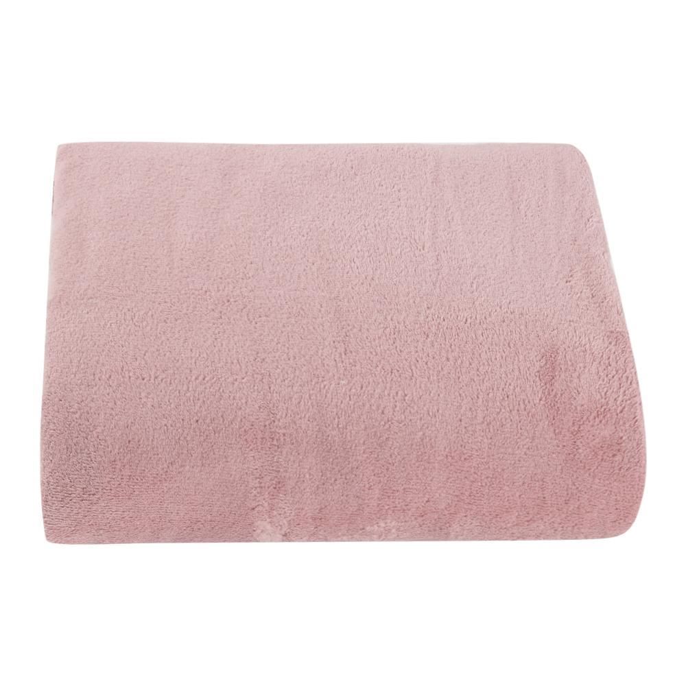 Cobertor Casal Microfibra Liso Paris Havan Casa 1 Pç - Rose