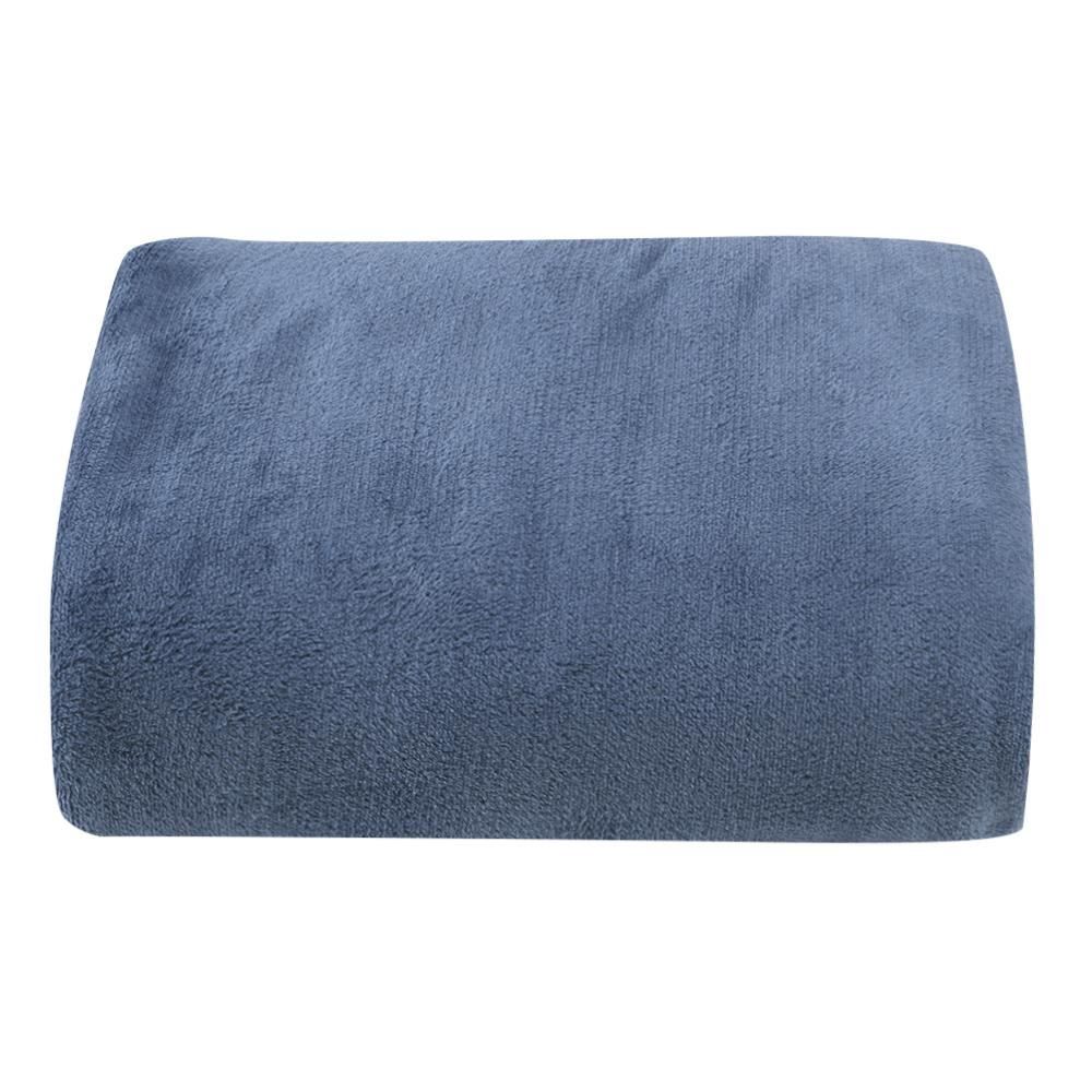 Cobertor Queen Microfibra Liso Paris Havan Casa 1 Pç - Azul Marfim