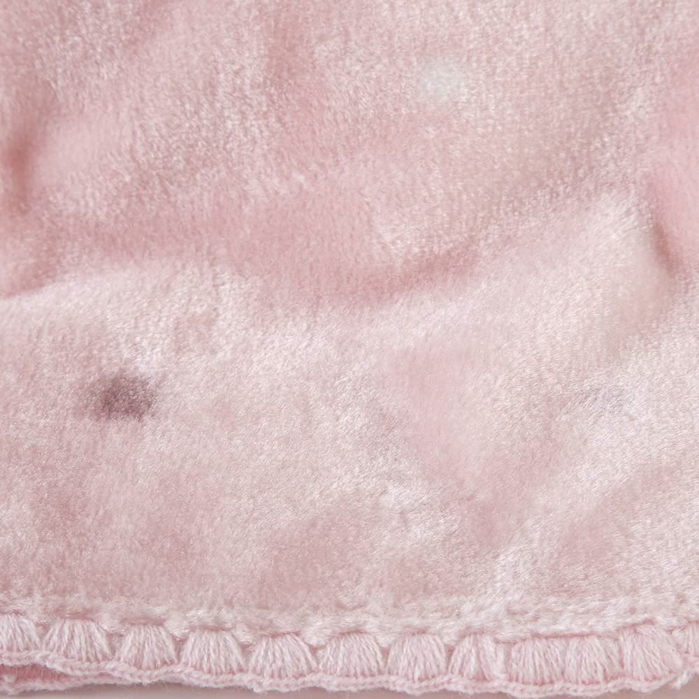 Cobertor Para Bebê 100% Poliéster Rachel Havan Baby - Teddy Rosa