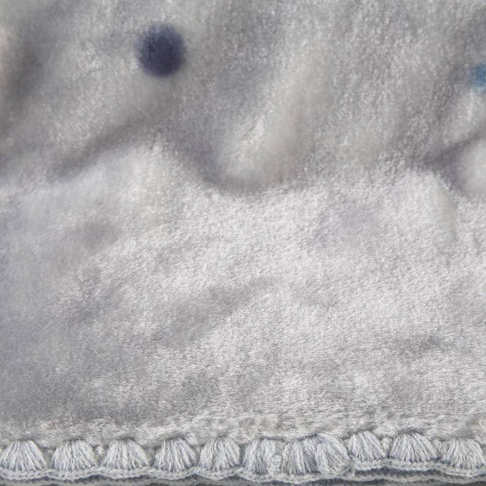 Cobertor Para Bebê 100% Poliéster Rachel Havan Baby - Teddy Azul