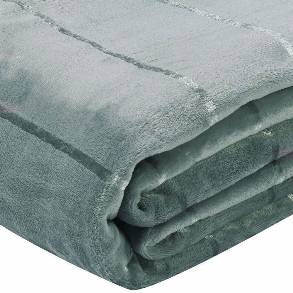 Cobertor Queen 100% Poliéster Elegance Havan Casa - Verde