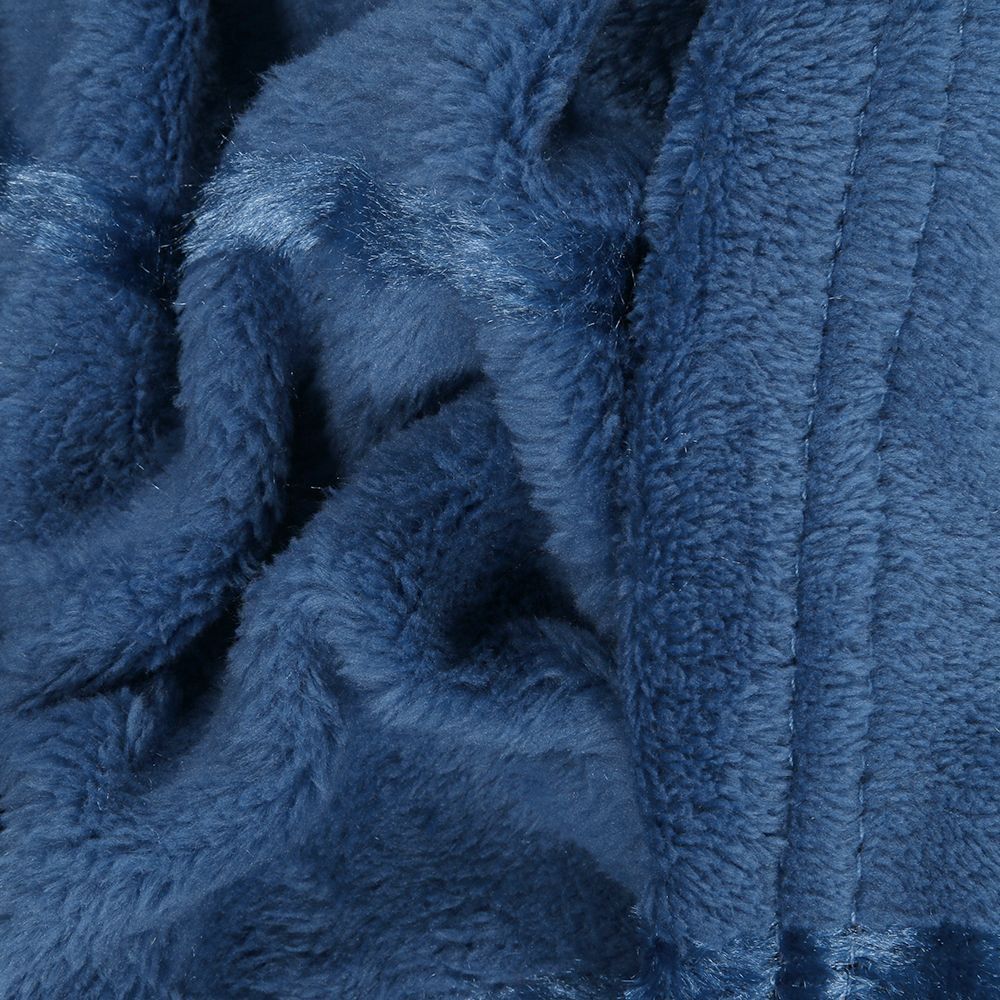 Cobertor Queen 100% Poliéster Elegance Stripe Havan Casa - Azul Oceânico