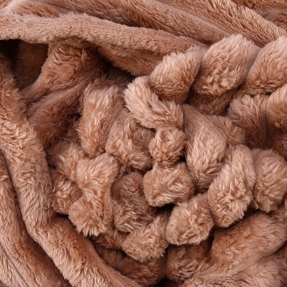 Cobertor Queen 100% Poliéster Premier Canelado Havan Casa - Taupe Atemporal