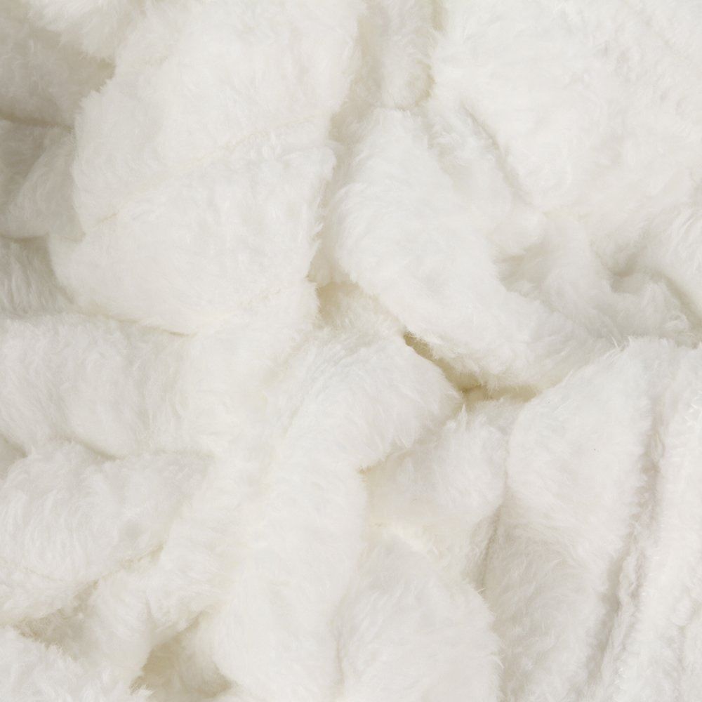 Cobertor Queen 100% Poliéster Premier Canelado Havan Casa - Off White