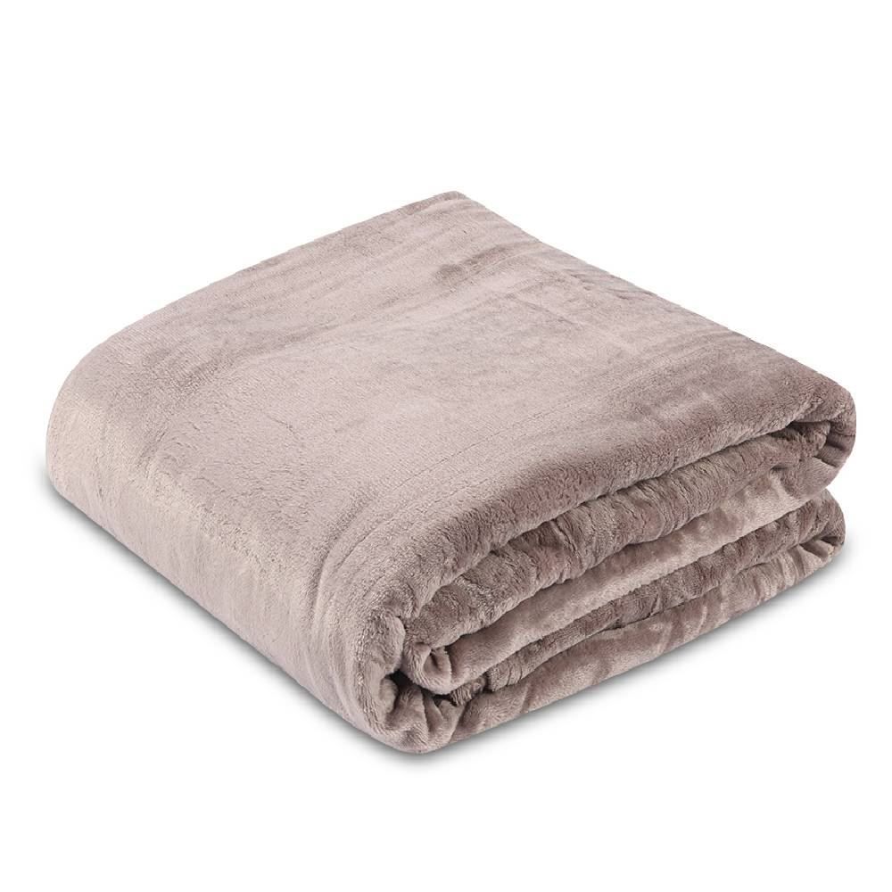 Cobertor Queen 100% Poliéster Premier Havan Casa - Taupe