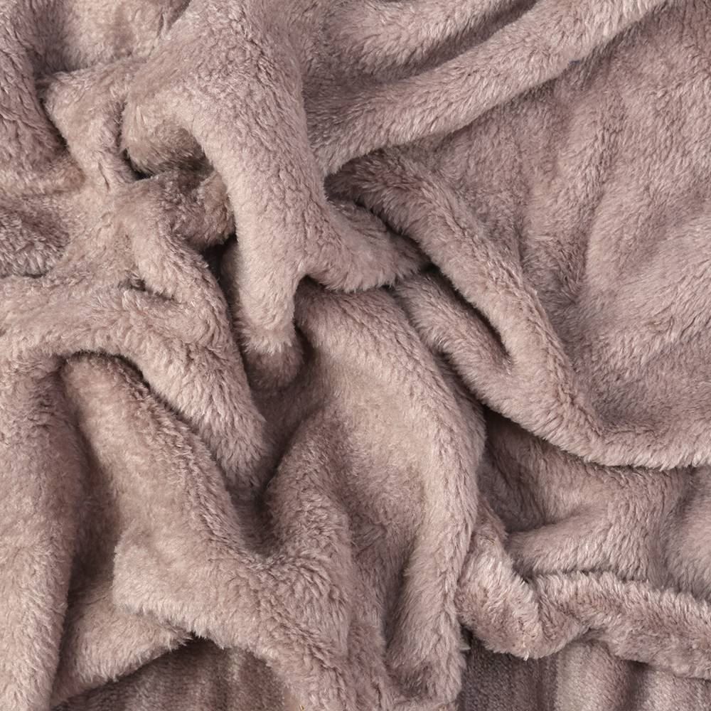 Cobertor Queen 100% Poliéster Premier Havan Casa - Taupe