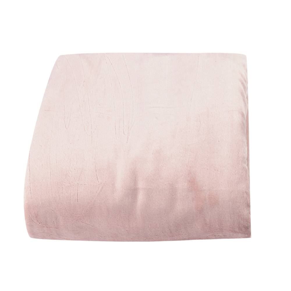 Cobertor Queen 100% Poliéster Premier Havan Casa - Rosa Pálido