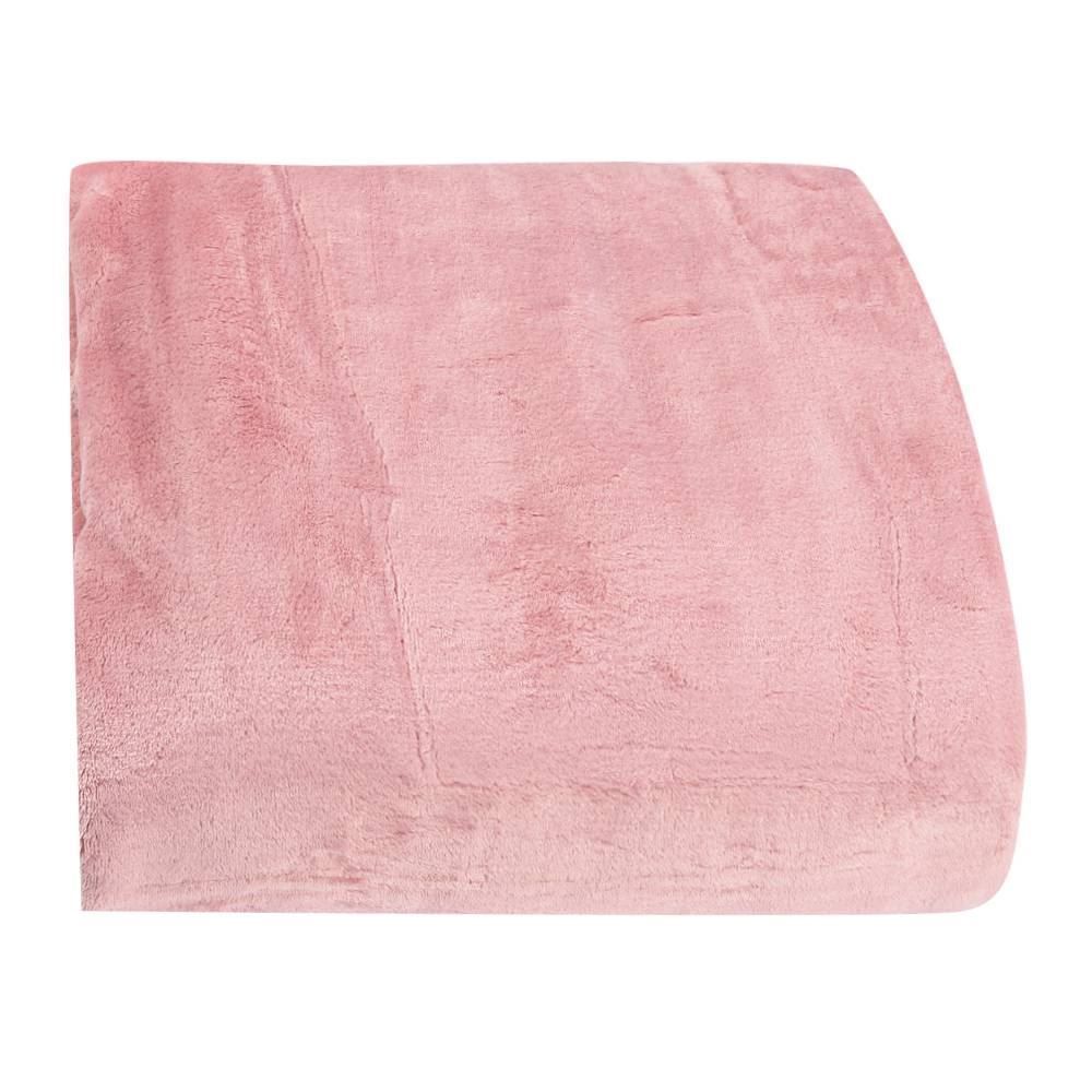 Cobertor Queen 100% Poliéster Premier Havan Casa - Rosa