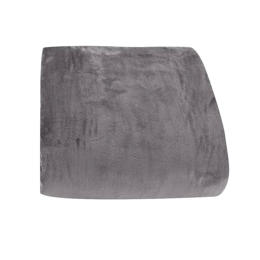 Cobertor Queen 100% Poliéster Premier Havan Casa - Cinza Urbano