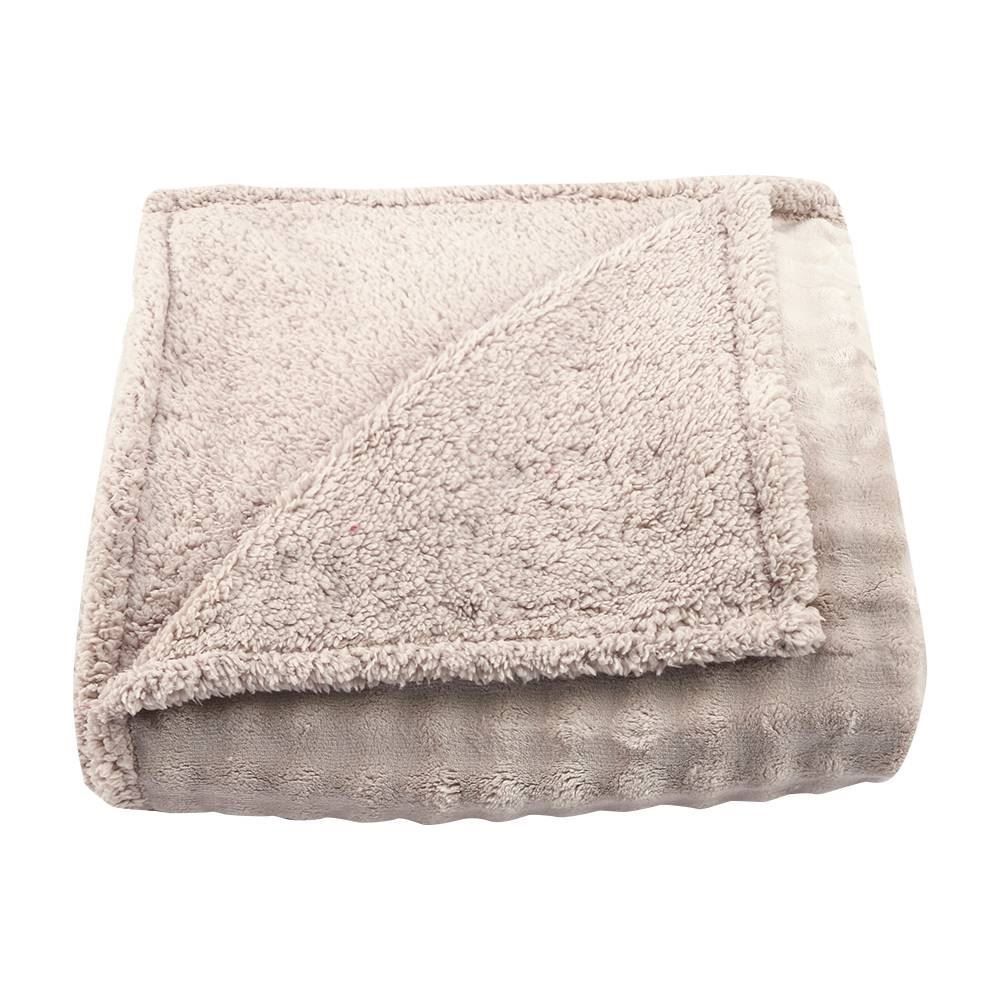Cobertor Queen Requinte Color Sherpa Havan Casa - Bege