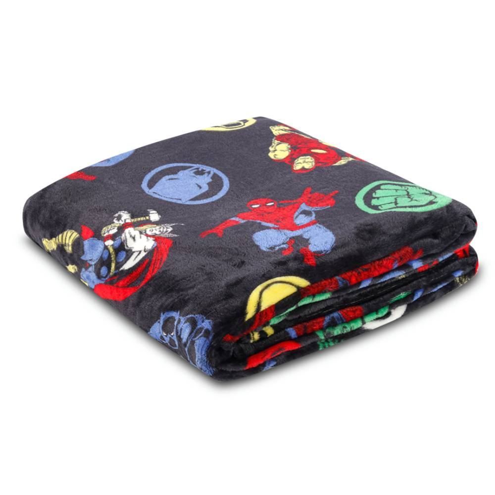 Cobertor Solteiro Infantil 100% Poliéster Disney - Vingadores