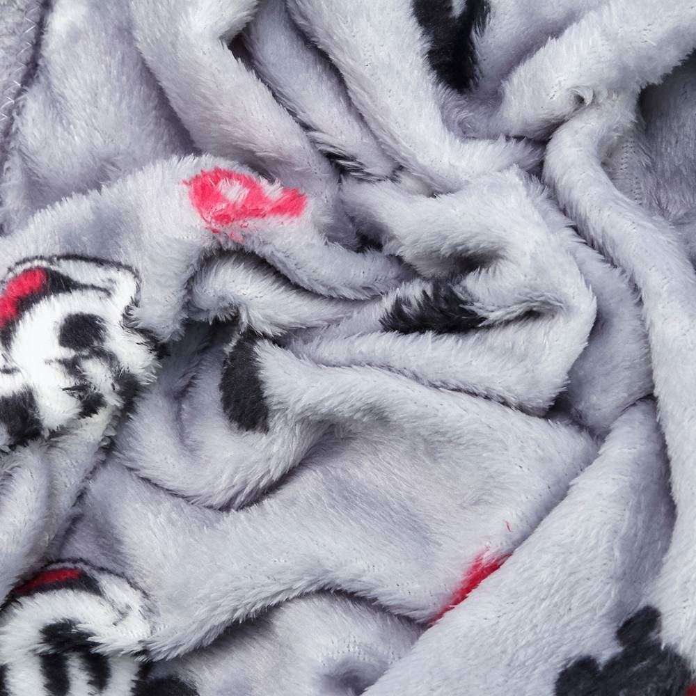 Cobertor Solteiro Infantil 100% Poliéster Disney - Mickey Ícones