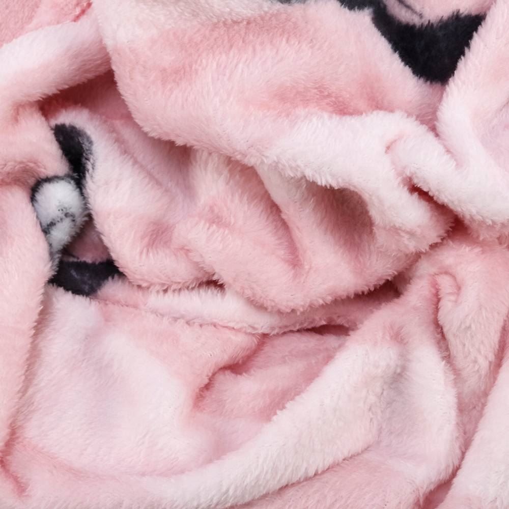 Cobertor Solteiro Infantil 100% Poliéster Disney - Minnie Listras