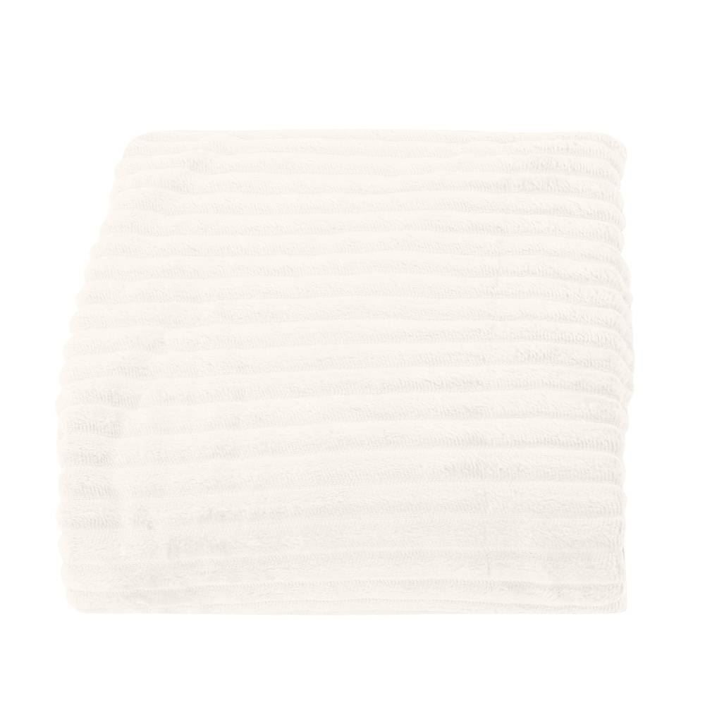 Cobertor Solteiro Montreal 100% Poliéster Havan Casa  - Off White