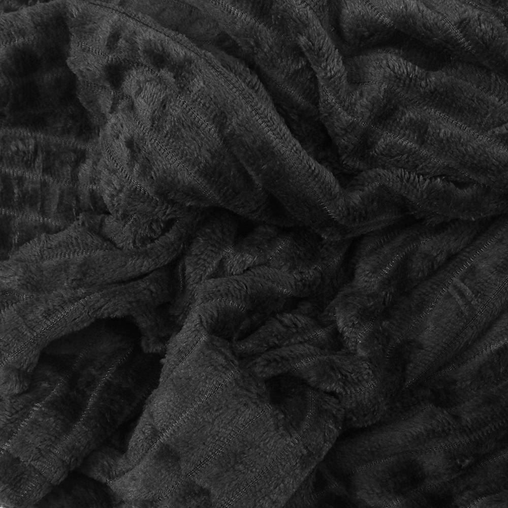 Cobertor Solteiro Montreal 100% Poliéster Havan Casa  - Carbono