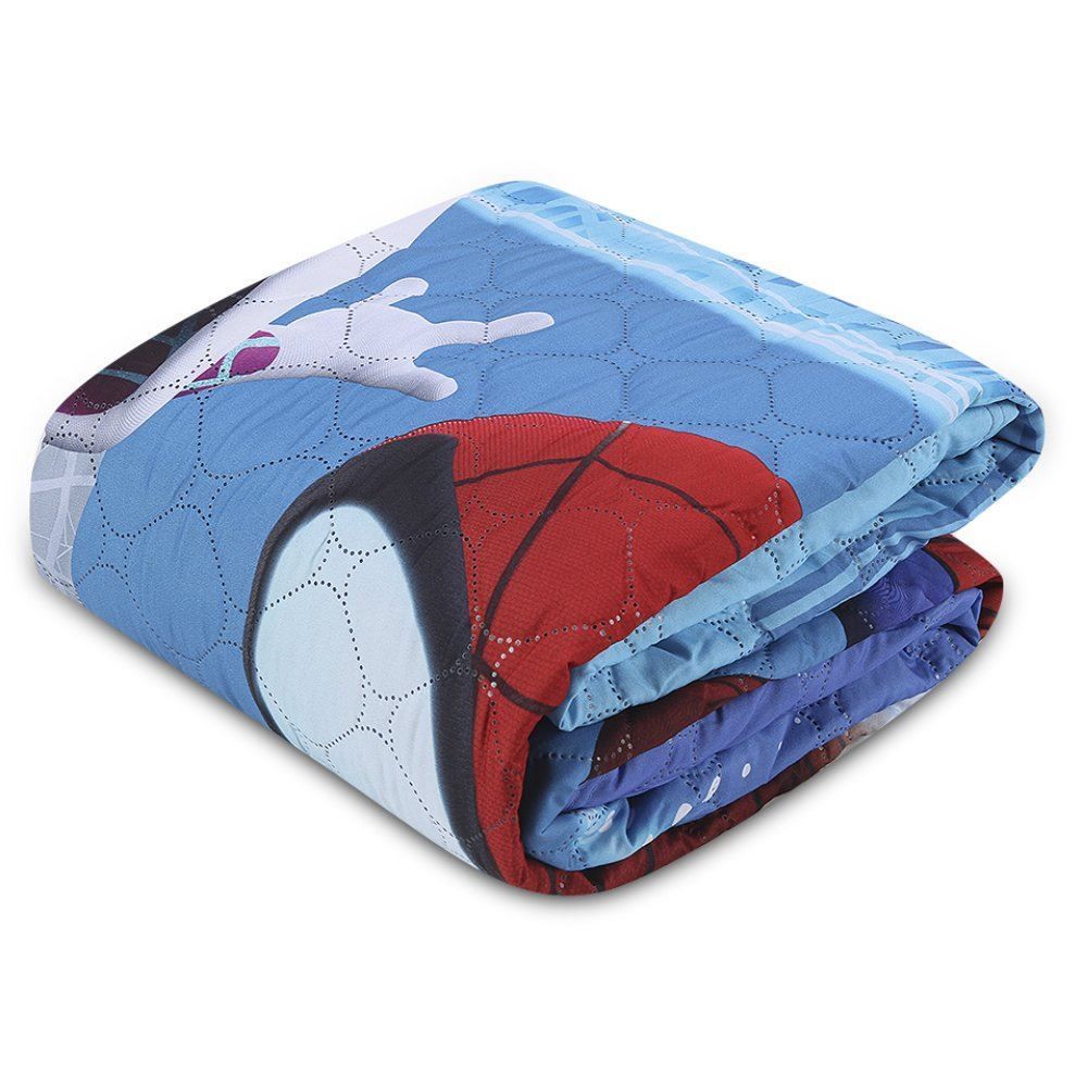 Cobre Leito Solteiro Infantil Disney Hedrons 1 Pç - Spidey Fofo