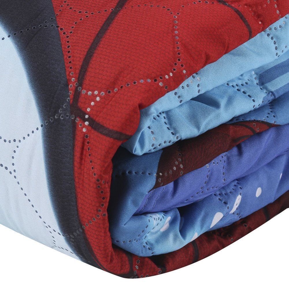 Cobre Leito Solteiro Infantil Disney Hedrons 1 Pç - Spidey Fofo