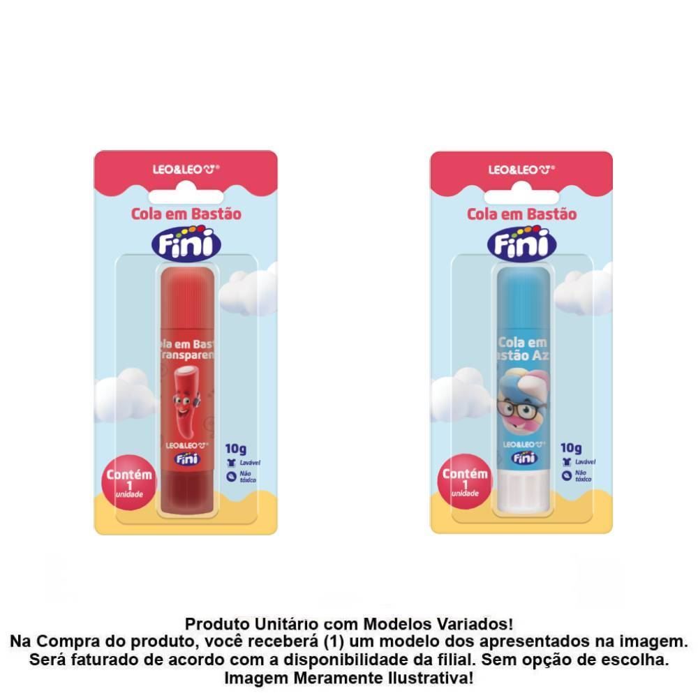 Cola Bastão Colorida 10 Gramas Fini - Sortido