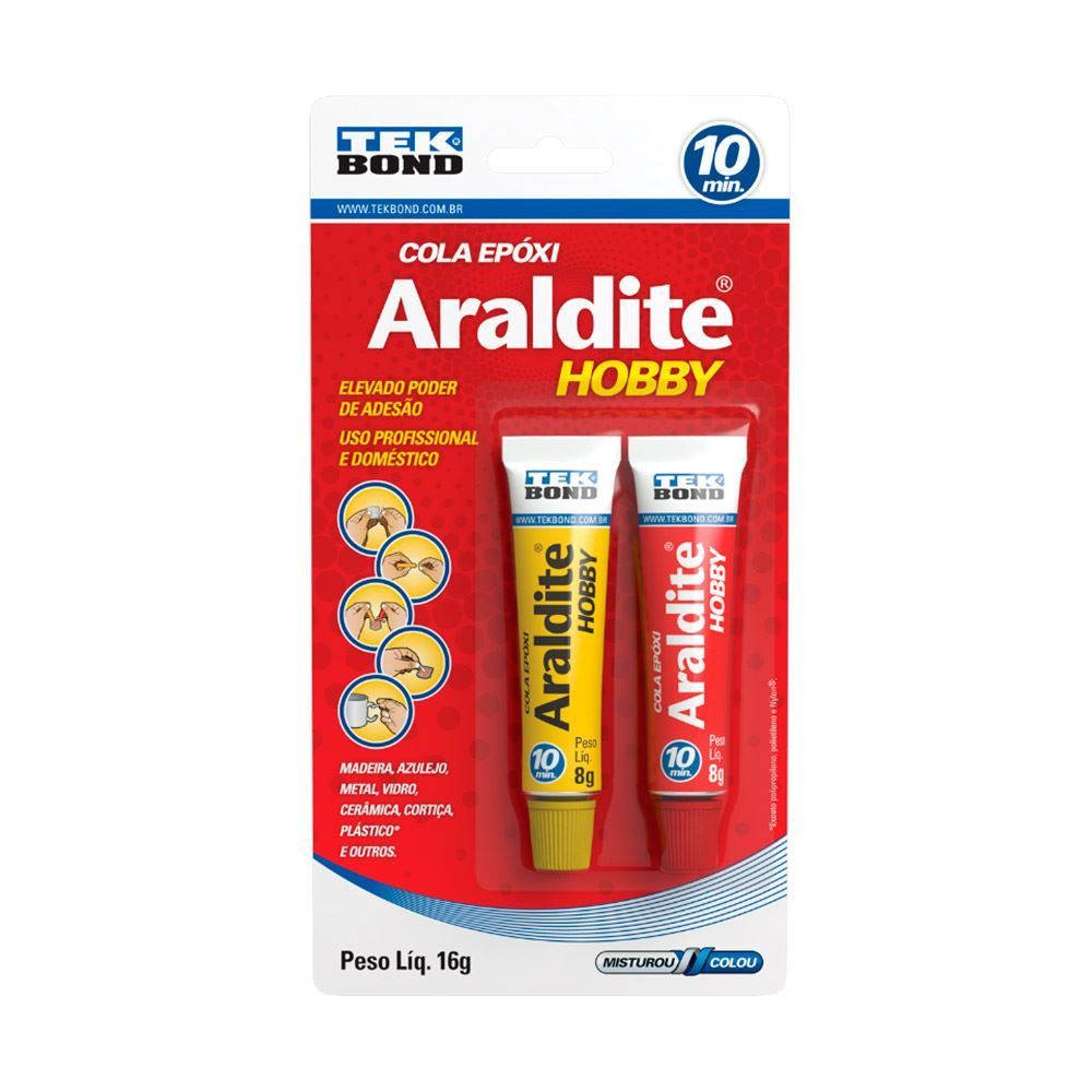 Cola Epóxi Araldite Hobby Tekbond - 16g