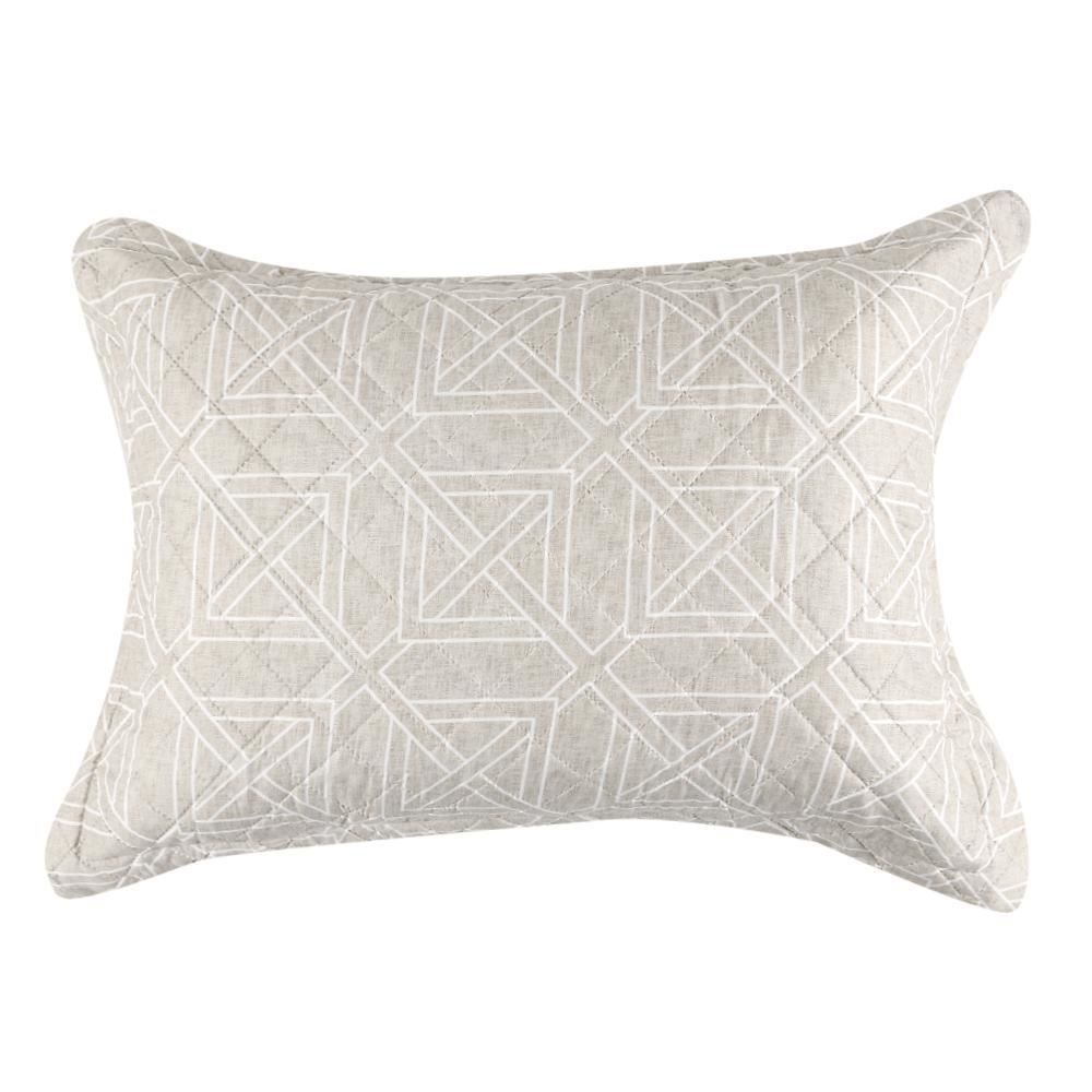 Kit Colcha King 100% Poliéster Havan Casa 3 Pçs - Colin Bege Geo