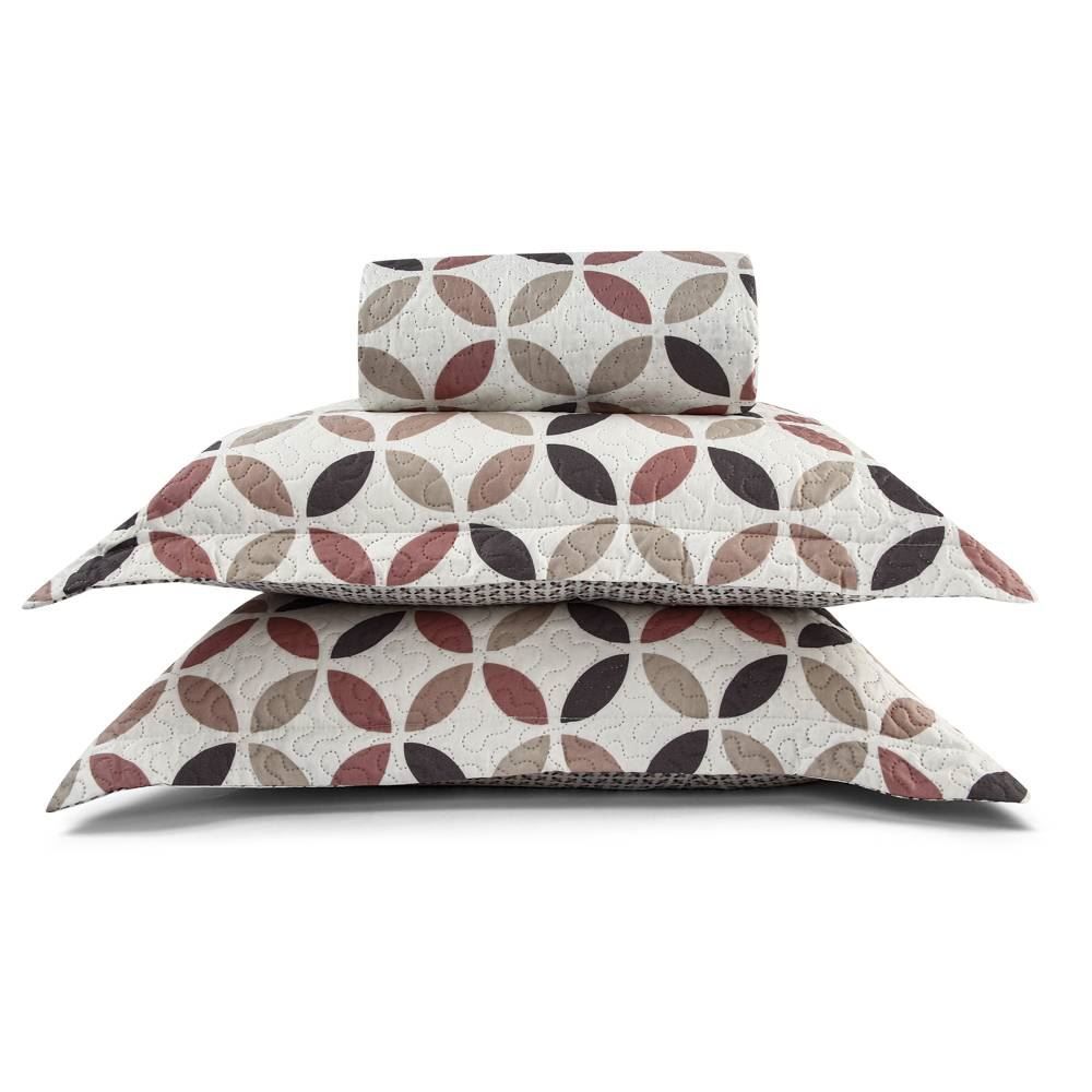 Kit Colcha King Malha Havan Casa 3 Pçs - Devon Geo