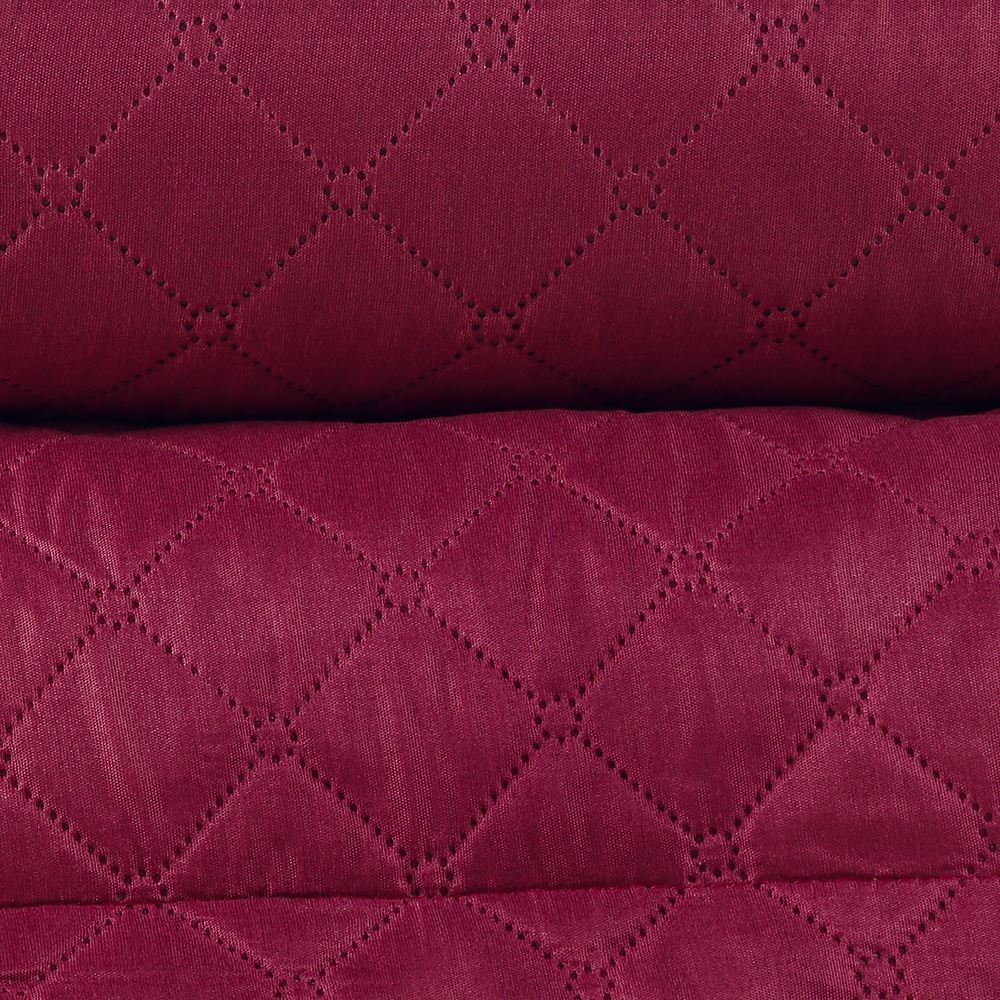 Kit Colcha Queen 100% Poliéster Lisa Versalhes Havan Casa 3 Pçs - Rosa Malva