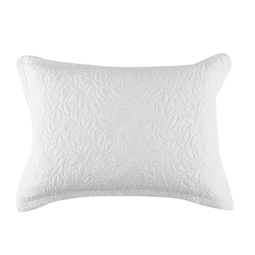 Kit Colcha Queen 100% Poliéster Lisa Versalhes Havan Casa 3 Pçs - Branco