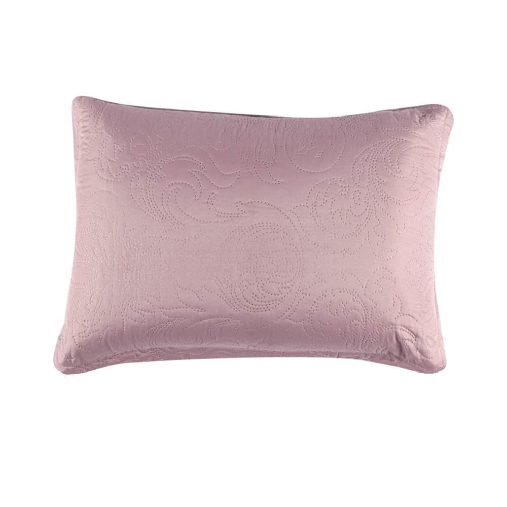 Kit Colcha Queen 100% Poliéster Lisa Rozac 3 Pçs - Violeta