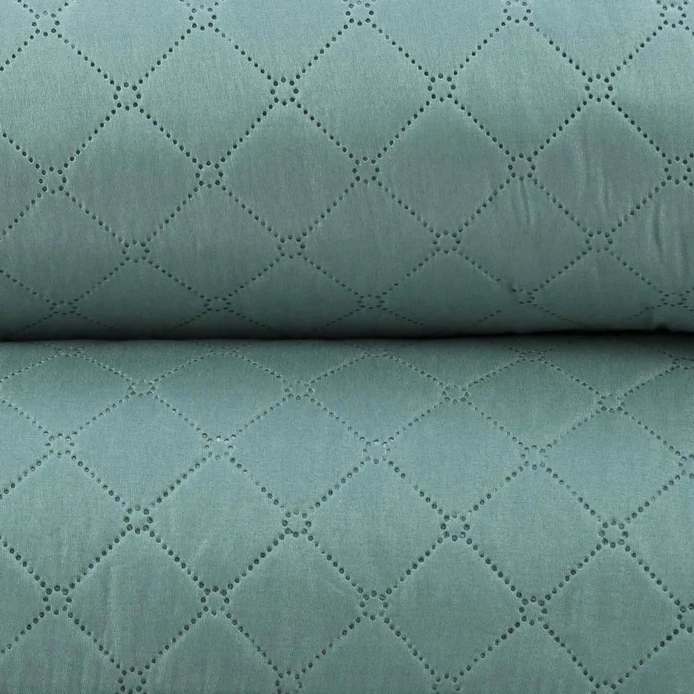 Kit Colcha Solteiro 100% Poliéster Versalhes Havan Casa 2 Pçs - Verde