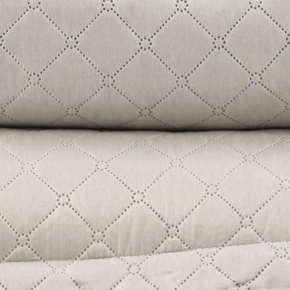 Kit Colcha Solteiro 100% Poliéster Versalhes Havan Casa 2 Pçs - Bege Cru