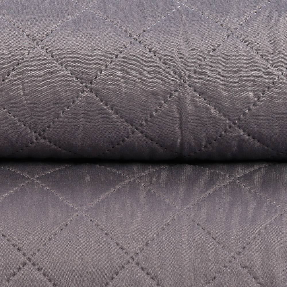 Kit Colcha Solteiro 100% Poliéster Versalhes Havan Casa 2 Pçs - Cinza Urbano