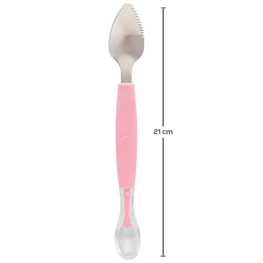 Colher 2 Em 1 Buba - ROSA