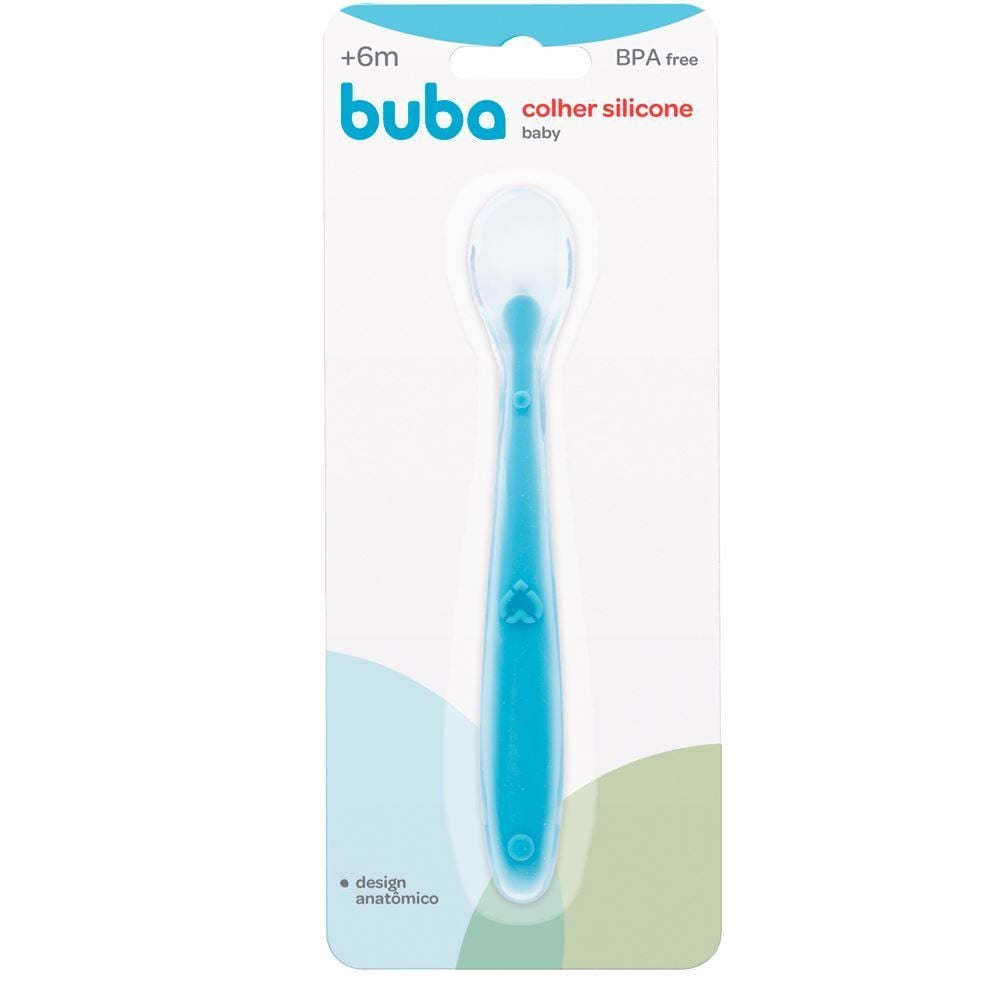 Colher Anatômica Em Silicone Buba - Sortido