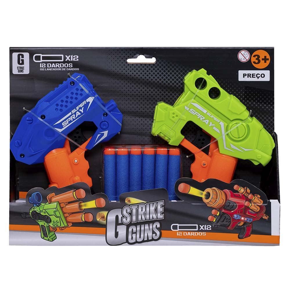 Conjunto 2 Lançadores E 12 Dardos Havan - HME0777