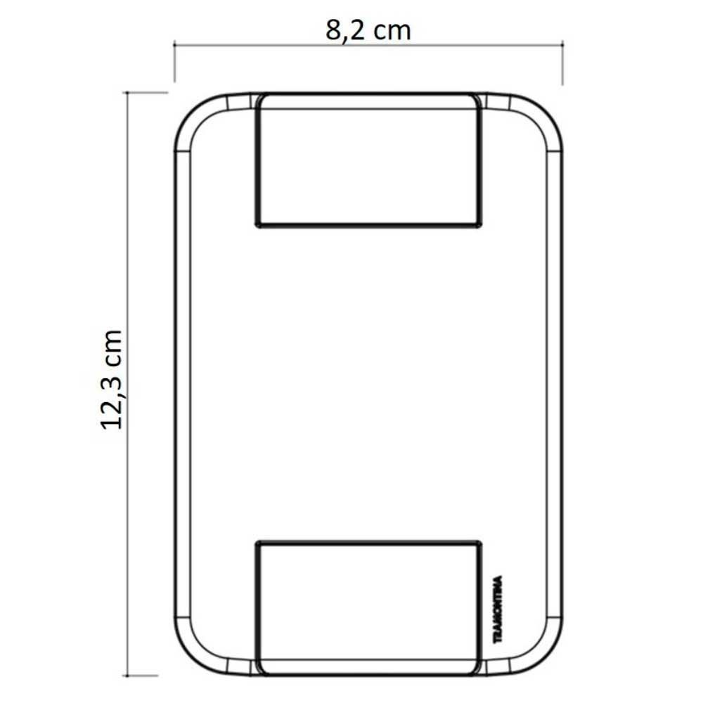 Conjunto 4X2 Com 2 Interruptores Simples 10A Tramontina - 57240040