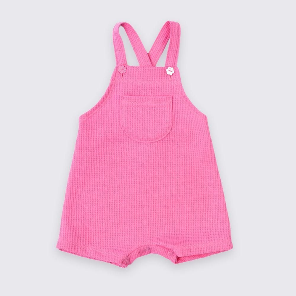 Conjunto Bebê Menina Jardineira e Blusa Estampada Yoyo Baby