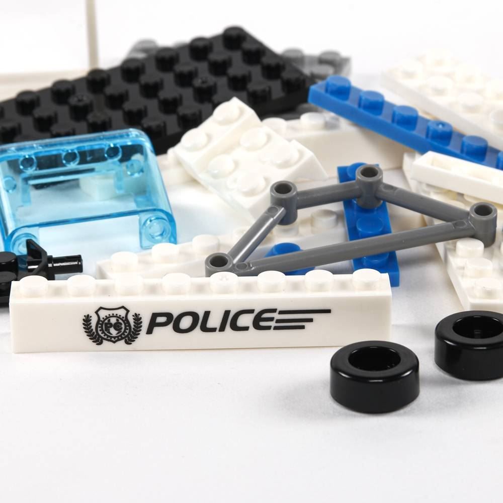Conjunto Blocos De Montar Polícia 252 Peças Havan Toys - HME1358