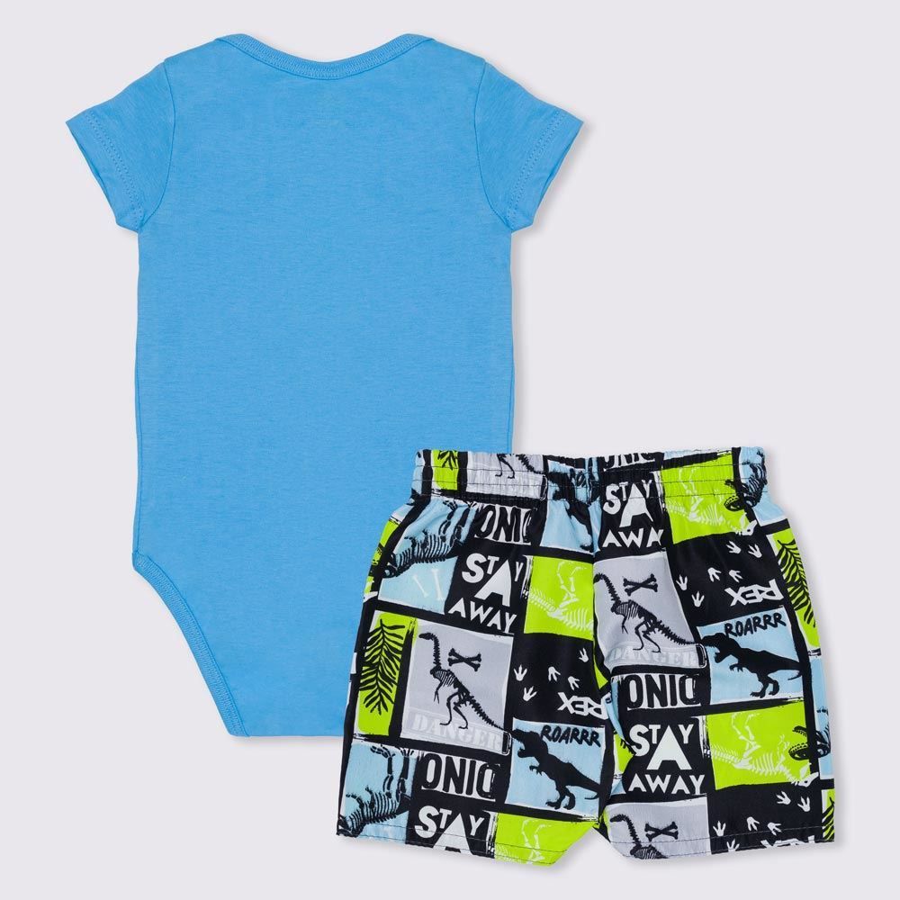 Conjunto de Bebê Brooklyn Body + Bermuda Fakini