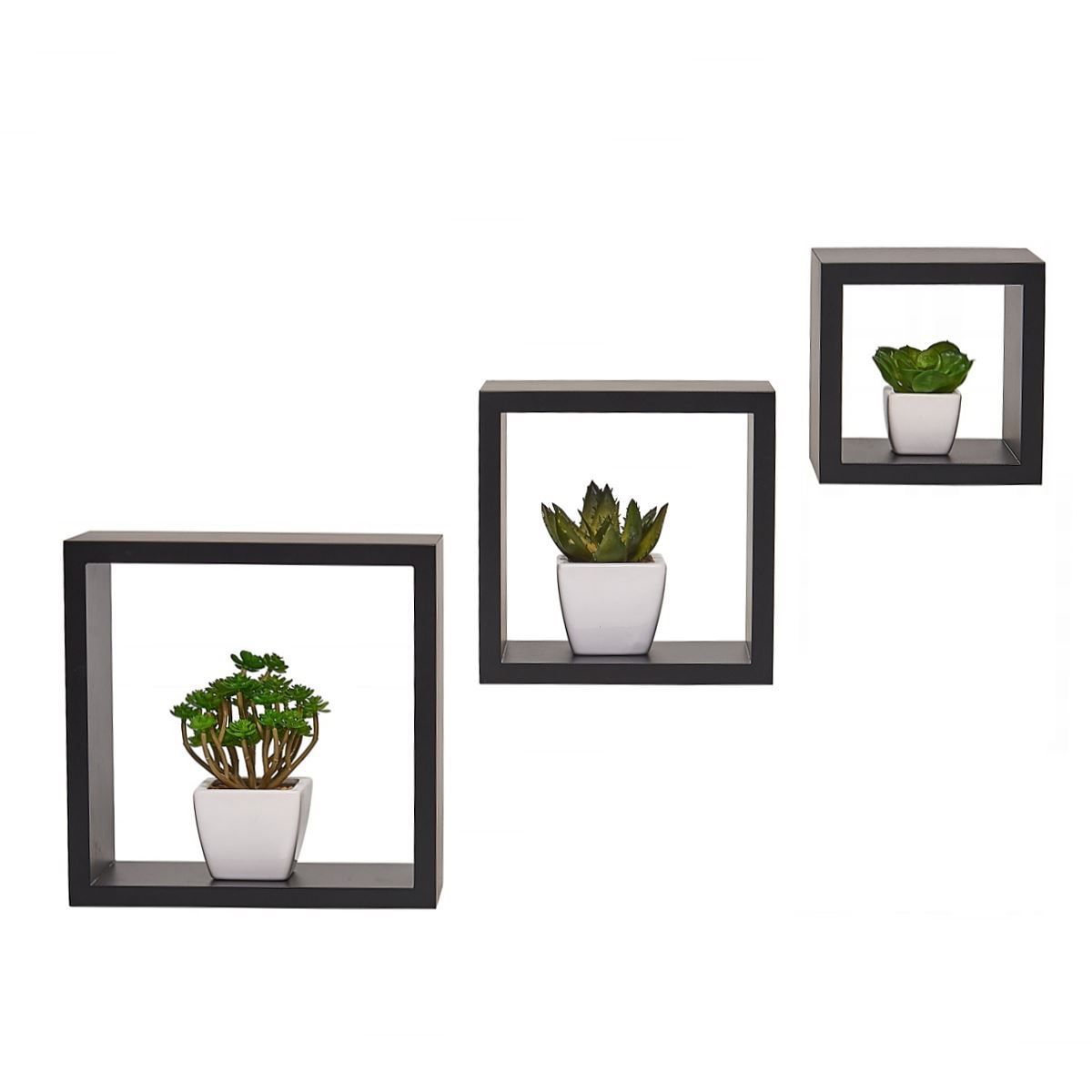 Conjunto De Cubos Em Mdp 3 Peças Jpf - Preto