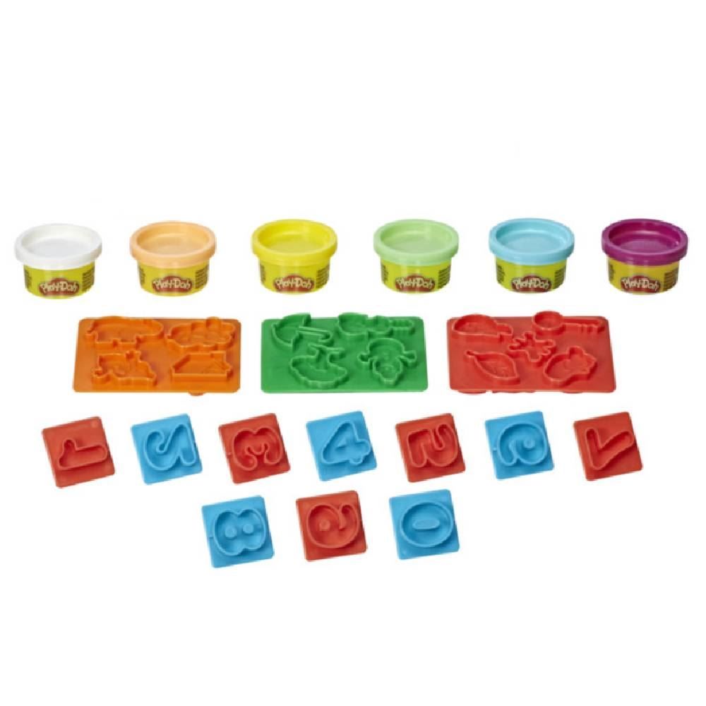 Conjunto De Massinhas Play-Doh Letras Hasbro - E8532 - Colorido