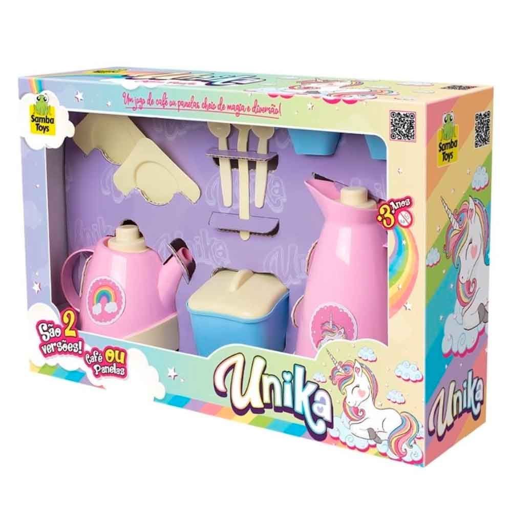 Conjunto Hora Do Café Unicórnio Samba Toys - 0563