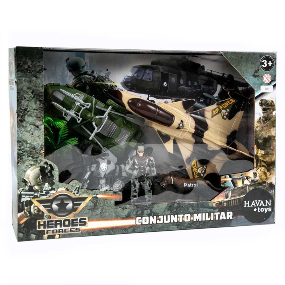 Conjunto Militar Jato E Jetsky Havan Toys - HBR0318