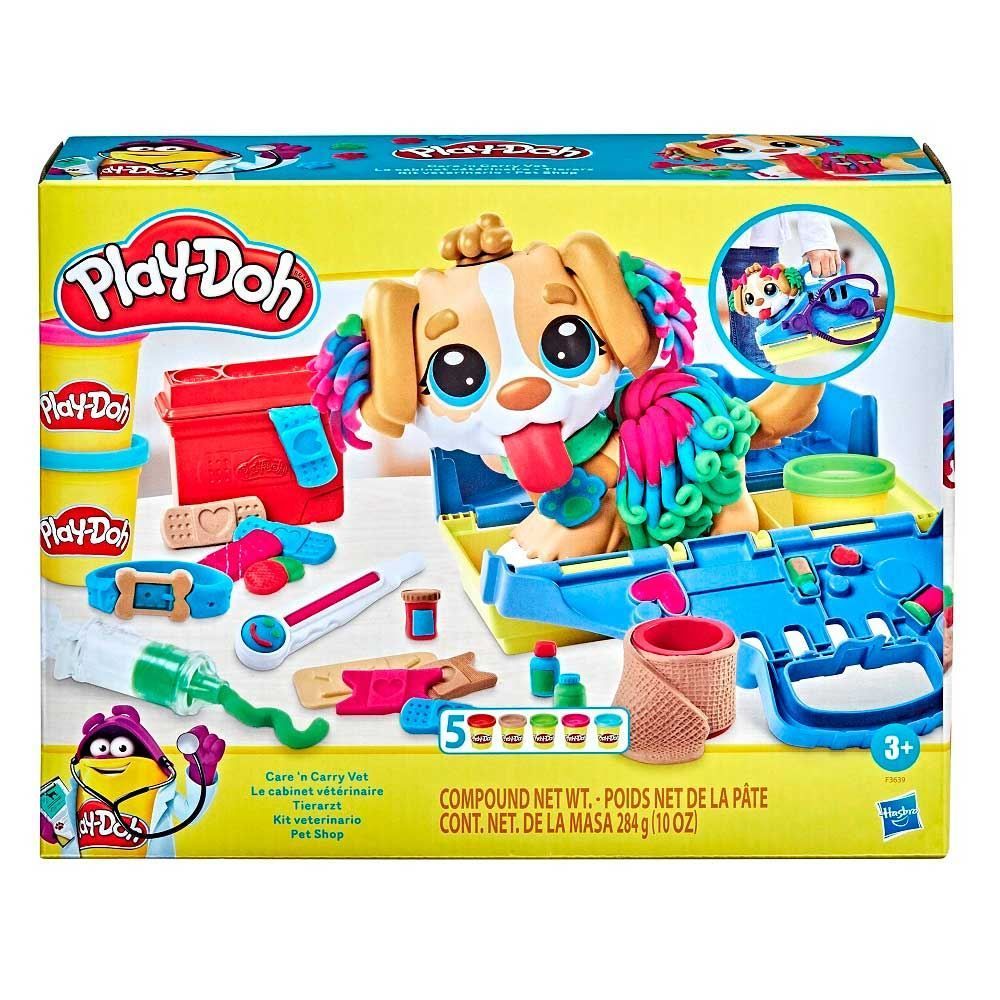 Conjunto Play Doh Veterinário Pet Shop Hasbro - F3639