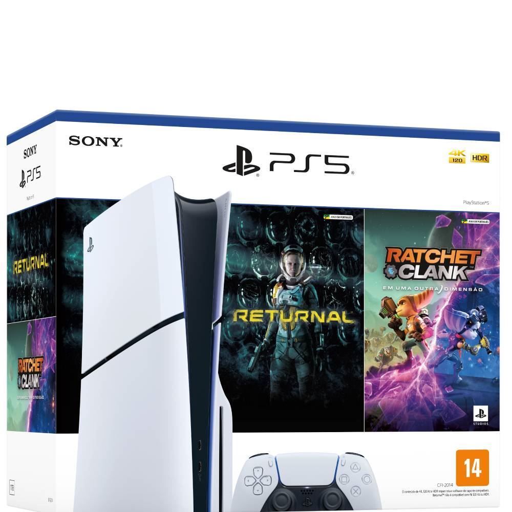 Console Playstation 5 Sony Slim Bundle Disk - Bivolt