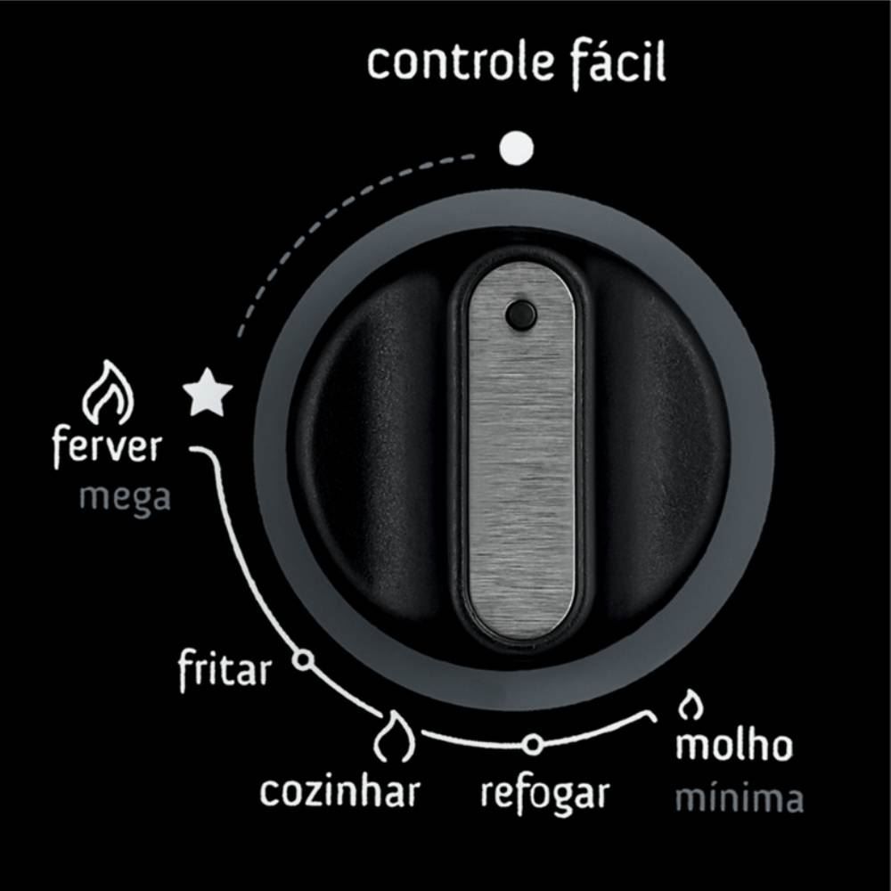 Fogão Cooktop 5 Bocas Acendimento Automático Consul - Bivolt